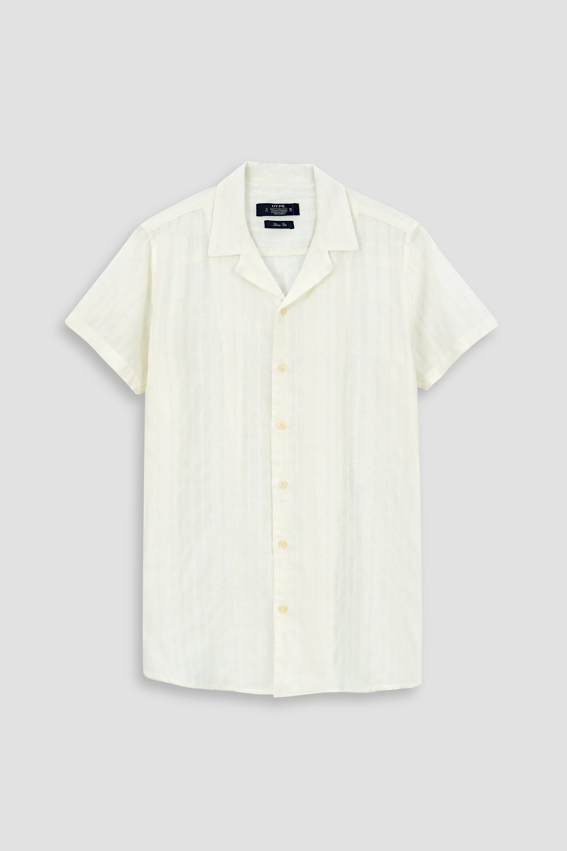 Half Sleeve Coat Collar Casual Shirt 002421
