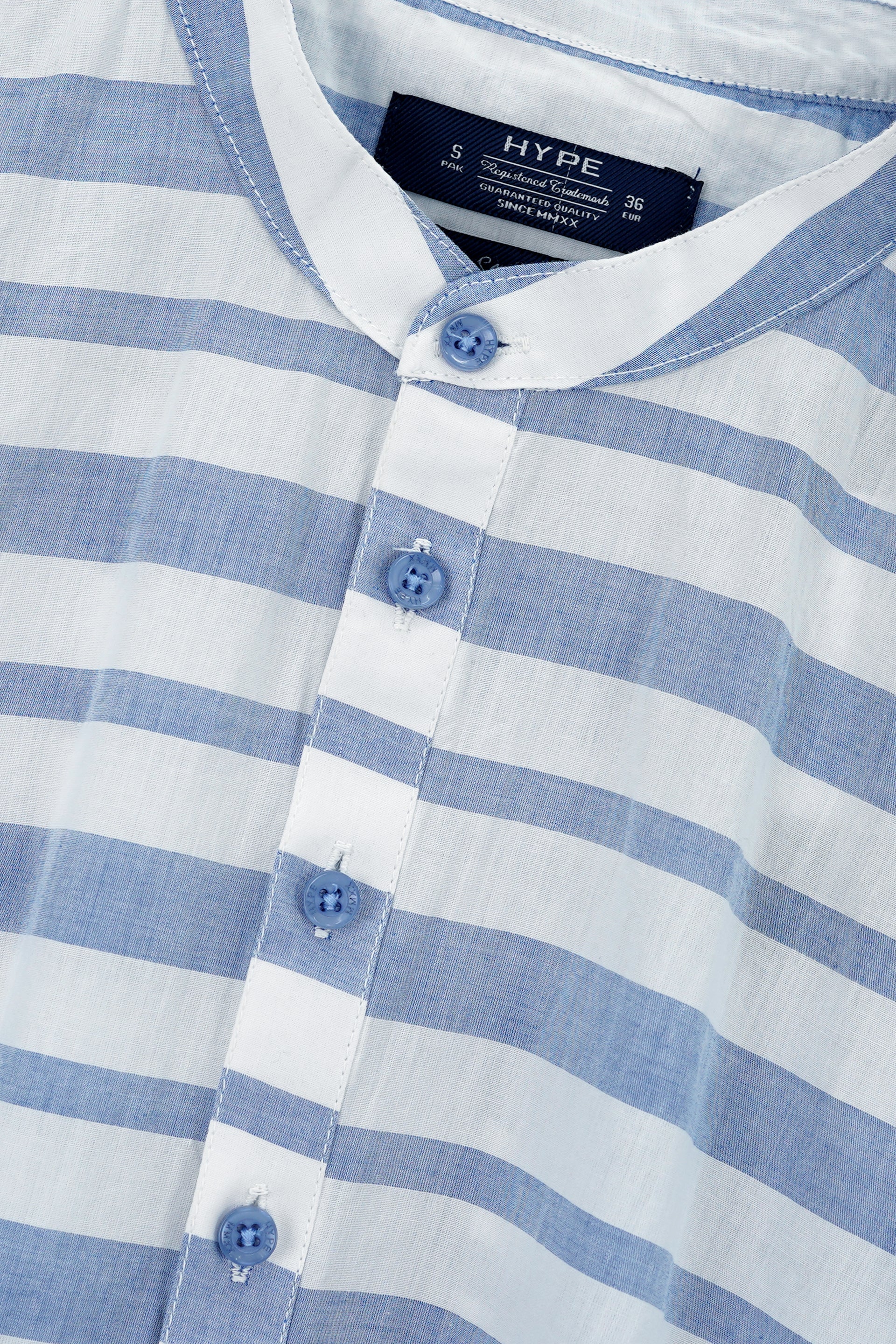 Mens Soft Cotton Stripes Casual Shirt 002427
