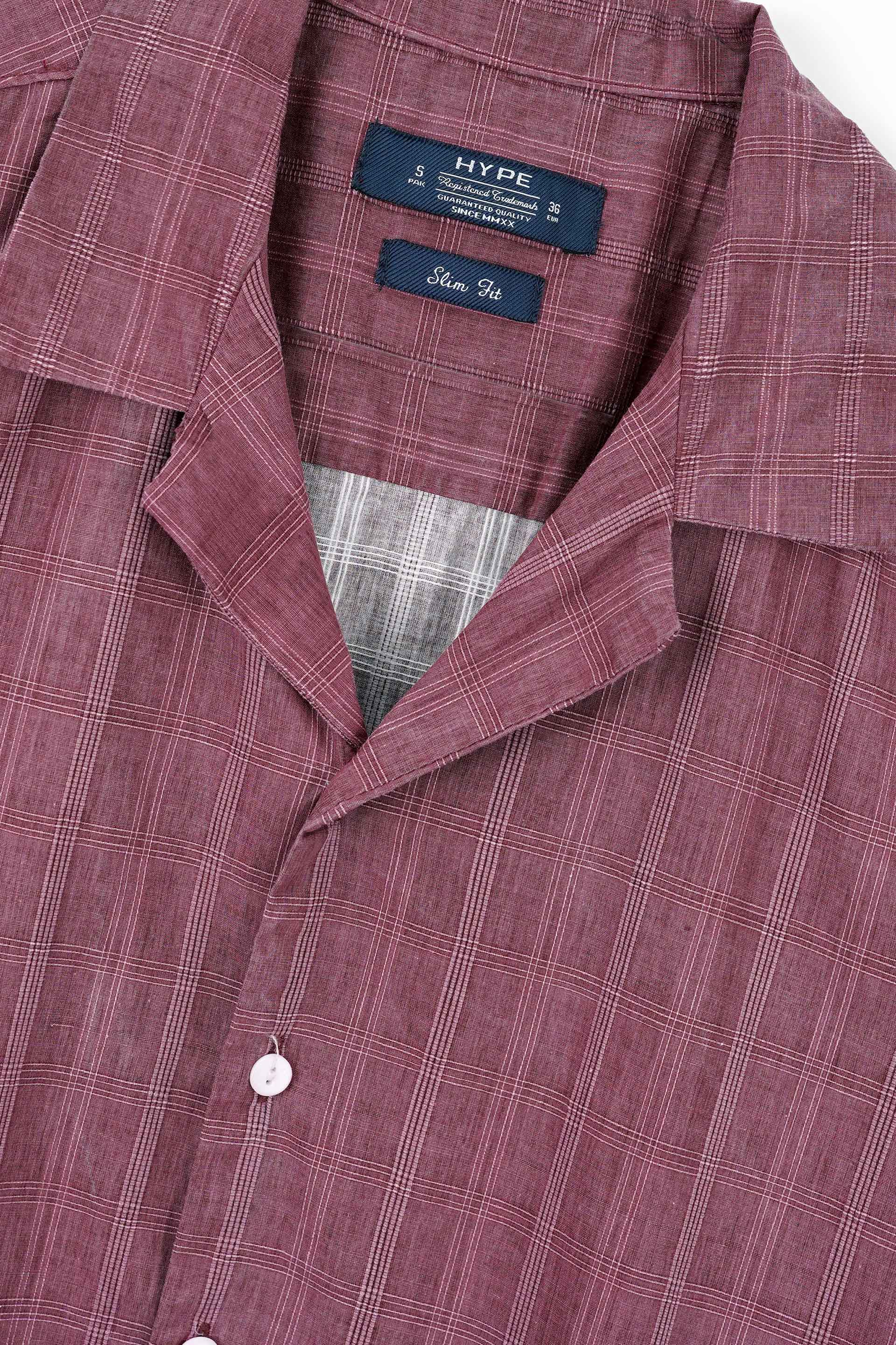 Half Sleeve Coat Collar Casual Shirt 002488