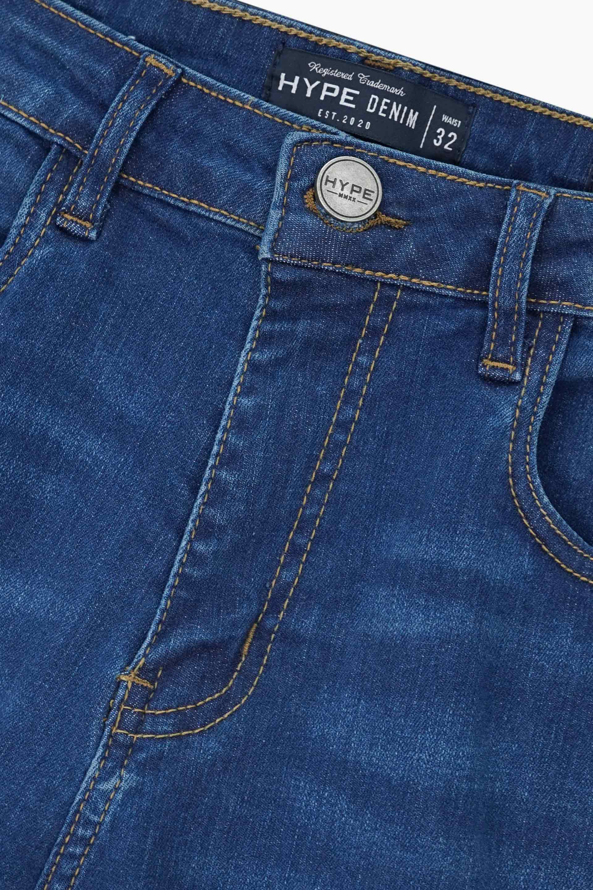 Blue Slim Fit Denim Jeans 002506