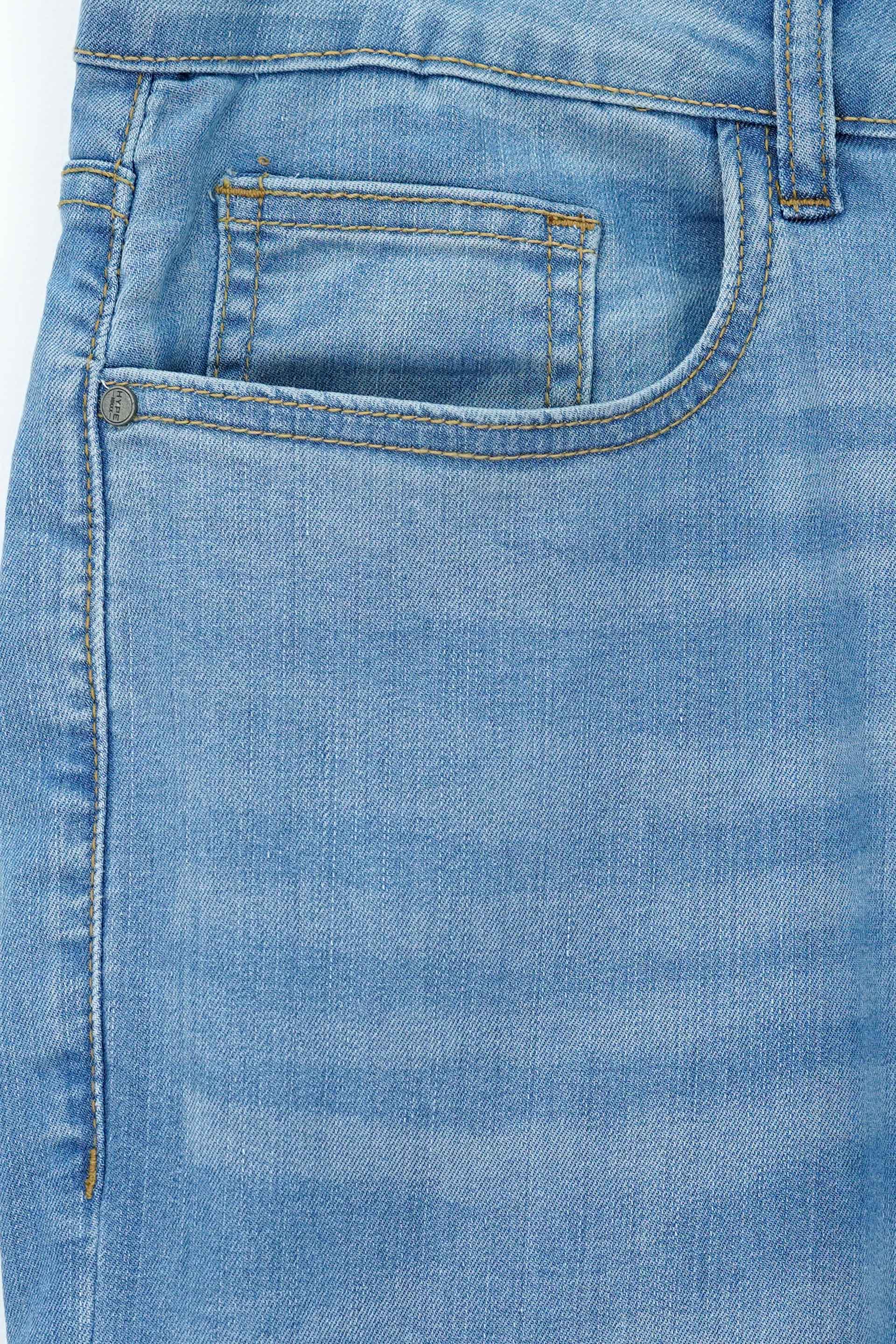Sky Blue Slim Fit Denim Jeans 002505