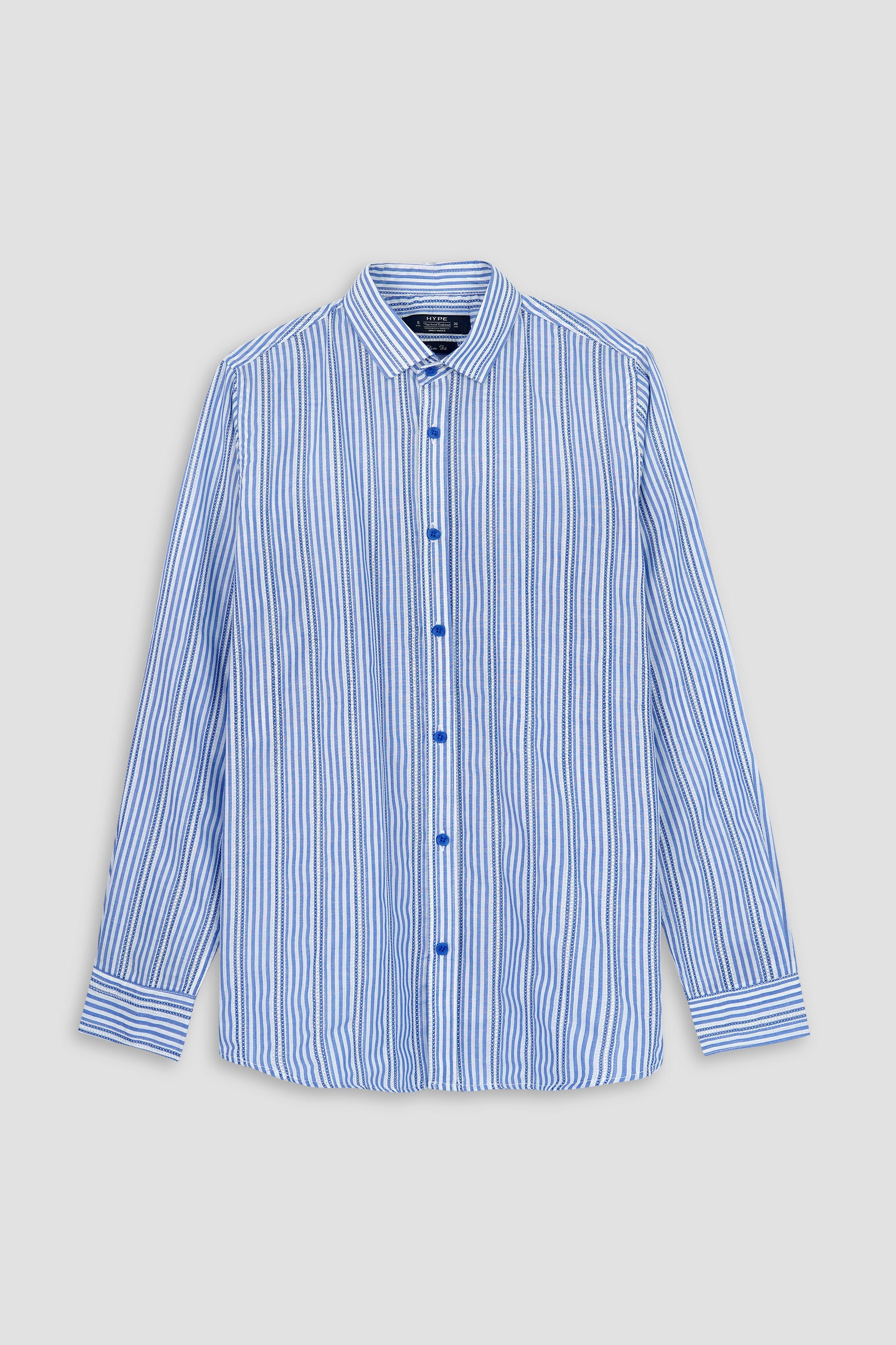 Men Soft Cotton Striped Casual Shirt 002494