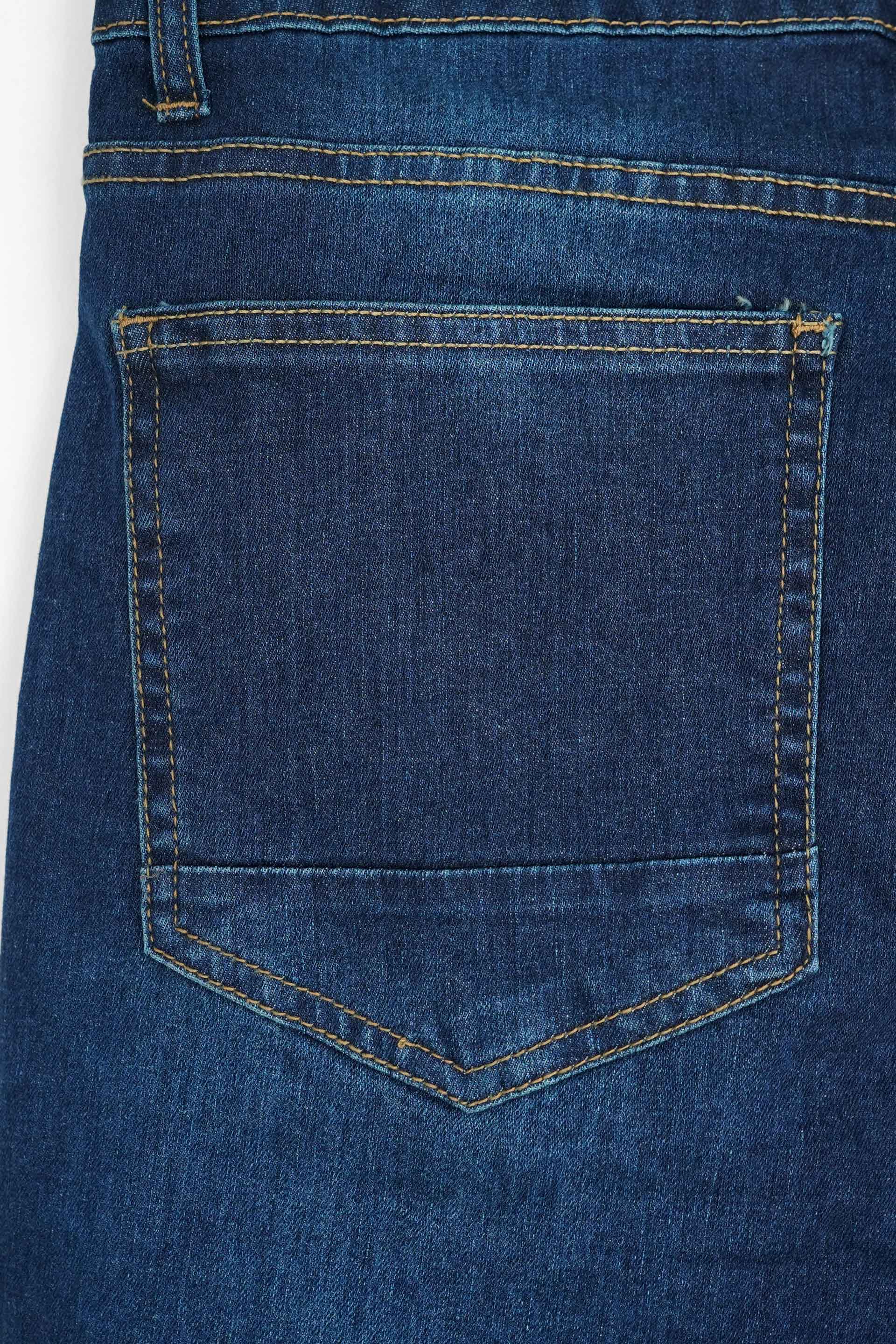 Blue Slim Fit Wash Denim Jeans 002515
