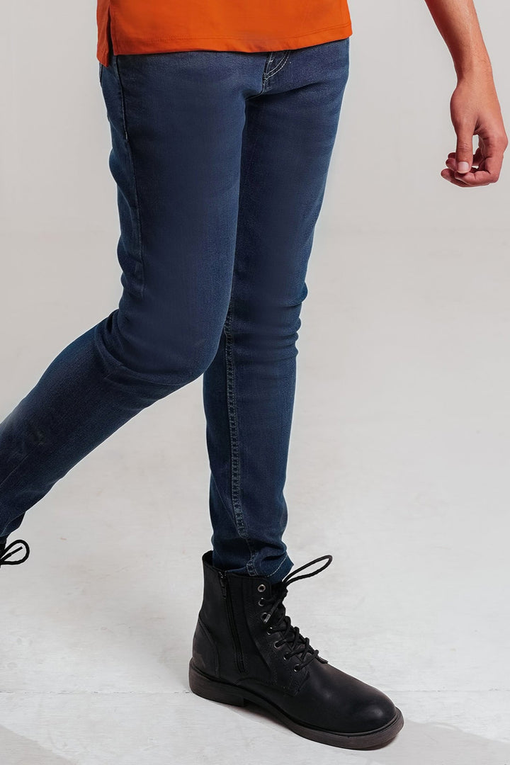 DARK WASH SKINNY FIT DENIM
