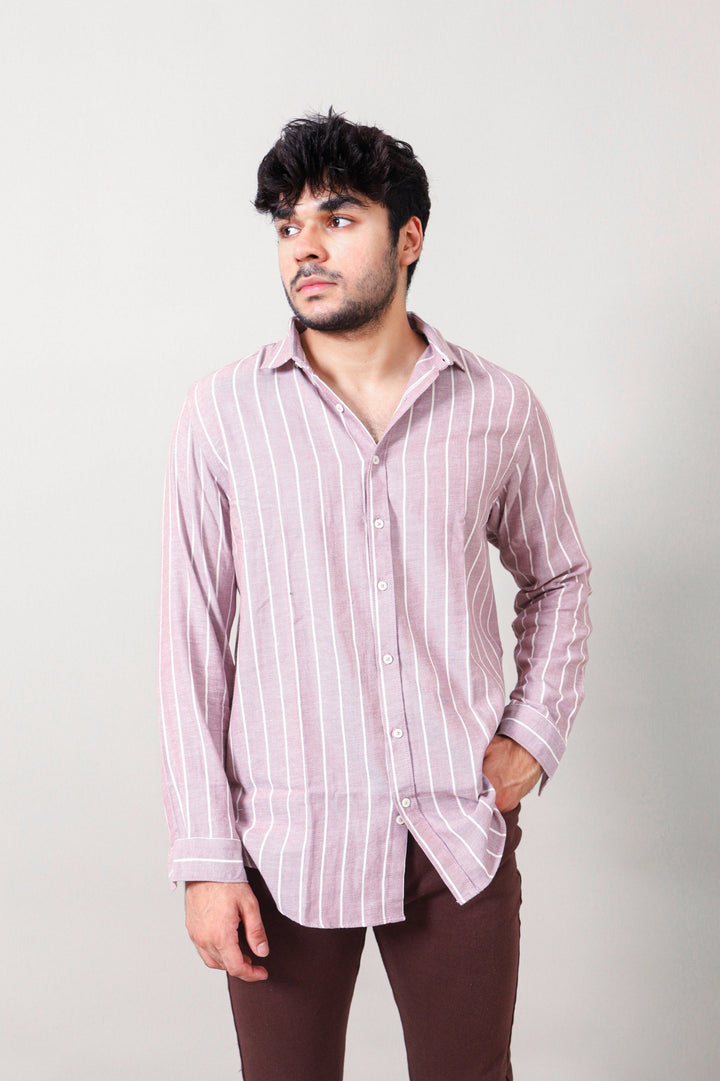 Heavy Cotton Lining Slim Fit Shirt