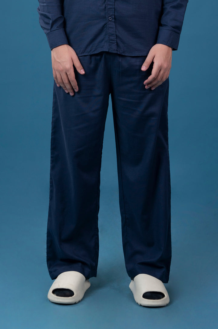 Navy Twill Trouser