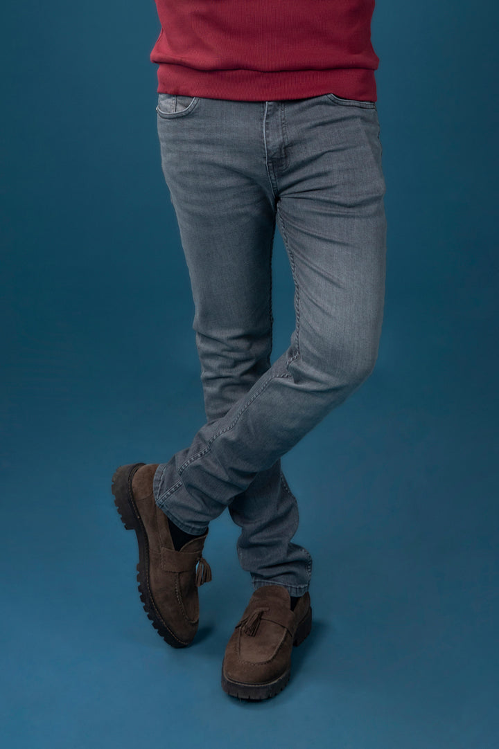 Slate Grey Slim Fit Jeans