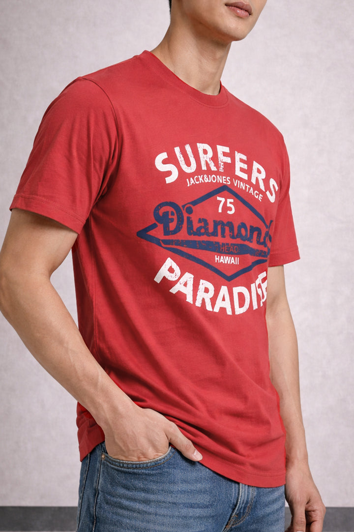 Basic Super Stretchable  T-Shirt 002548-DPK