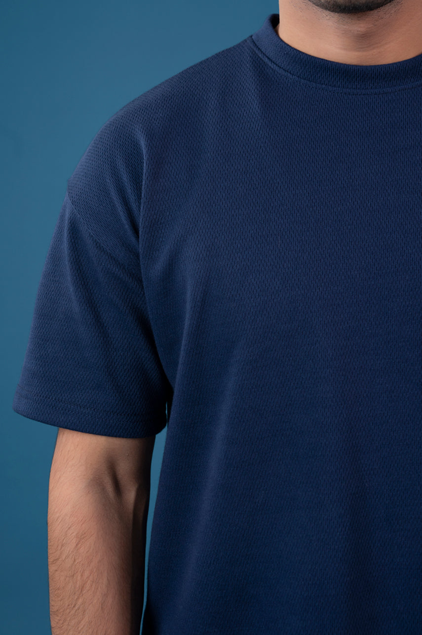 Oversized Textured T-Shirt