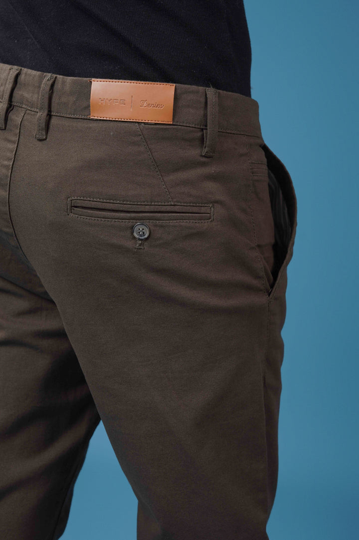 Slim Fit Cotton Twill Chinos
