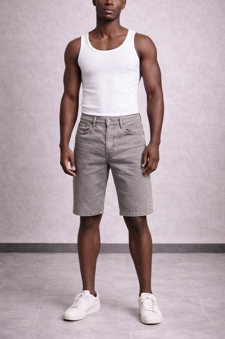 Denim Short 002501-GRY