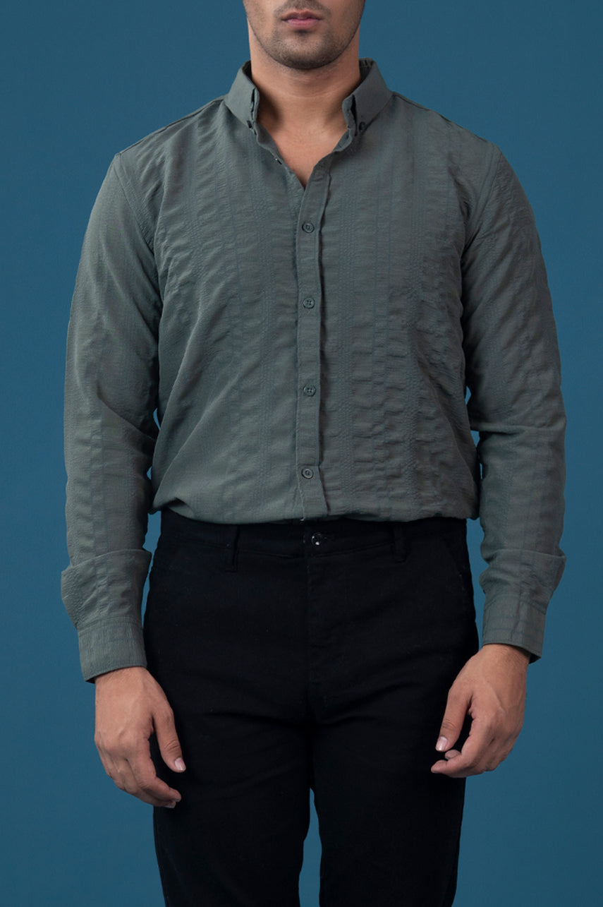 Button Down Seersucker