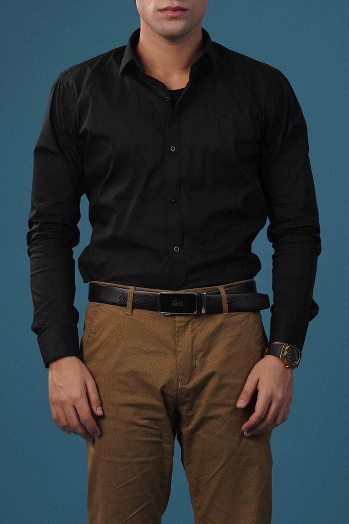 Classic Black Formal Shirt
