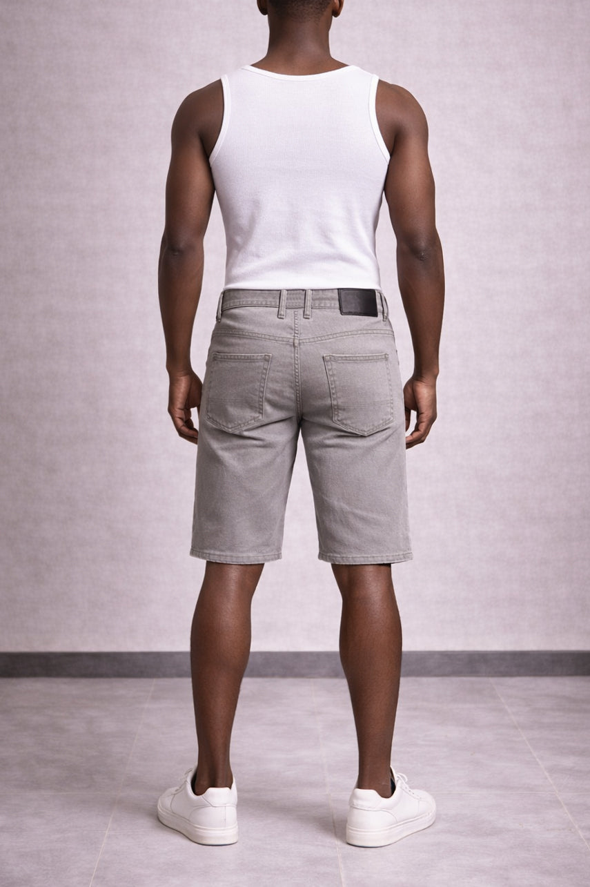 Denim Short 002501-GRY