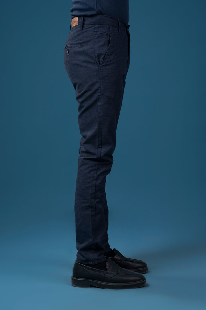 Light Navy Cotton PENT Texture