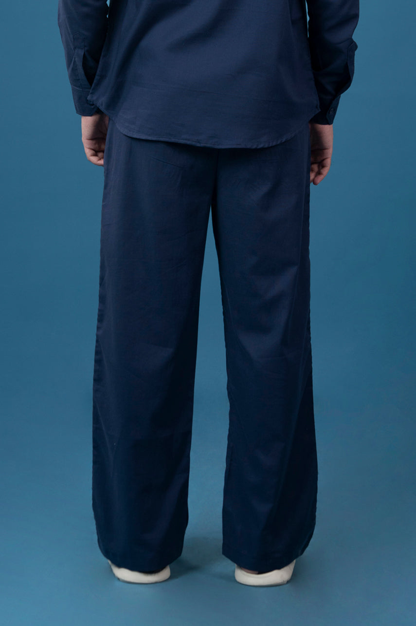 Navy Twill Trouser