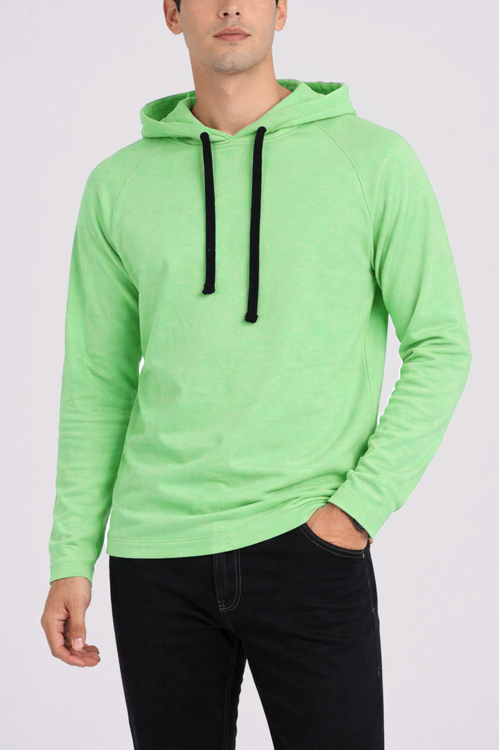 Pull Over Raglan Hoodie 002696-GRN