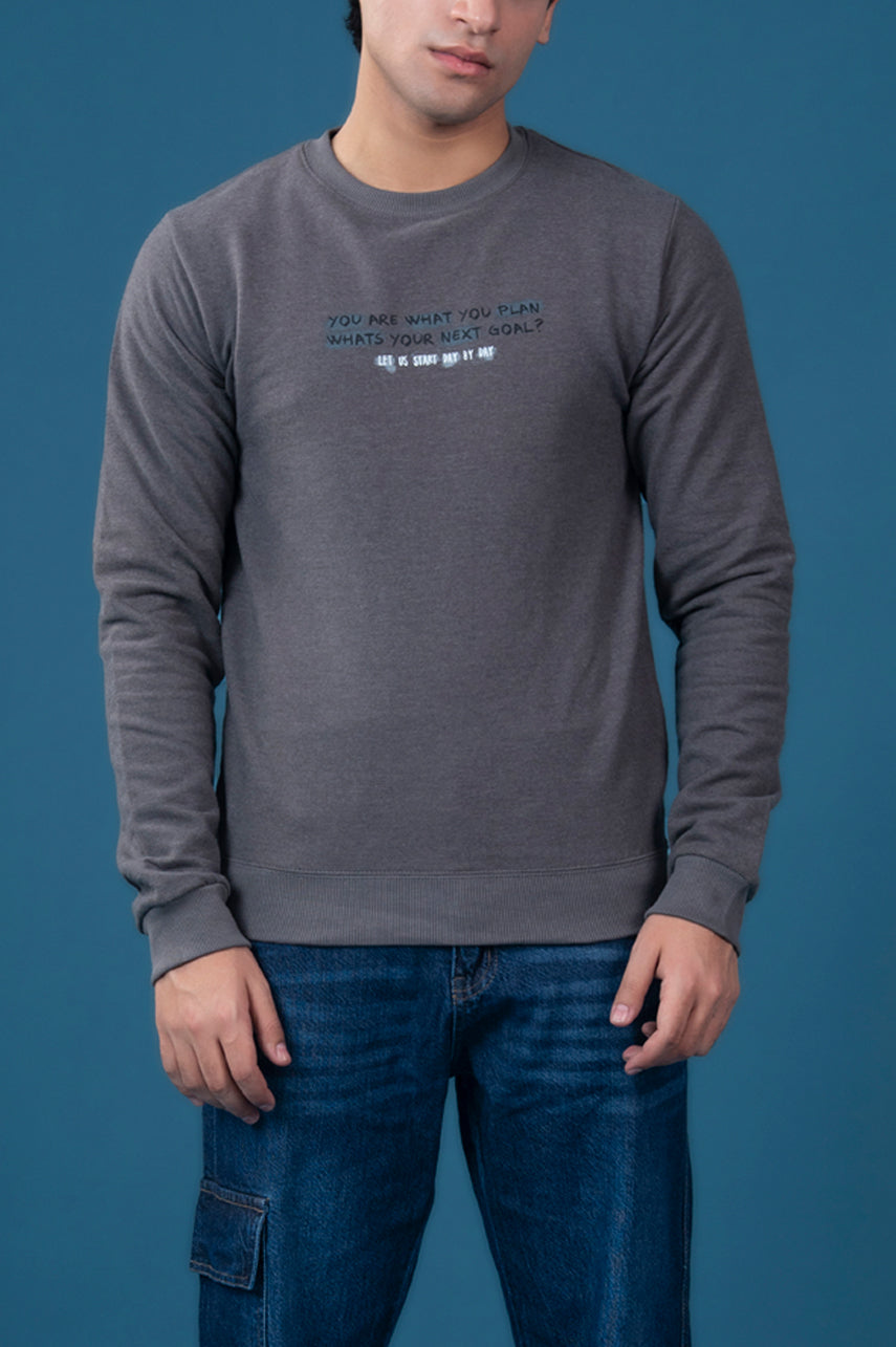 Fleece Printed Sweatshirt