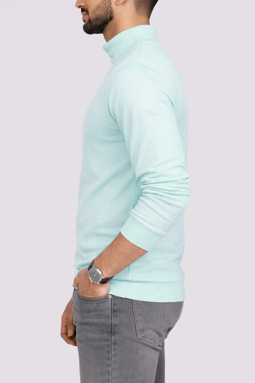 Ribbed Mock Neck 002750-FRZ