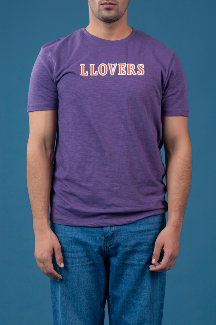 Slub Jersey Printed T-Shirt