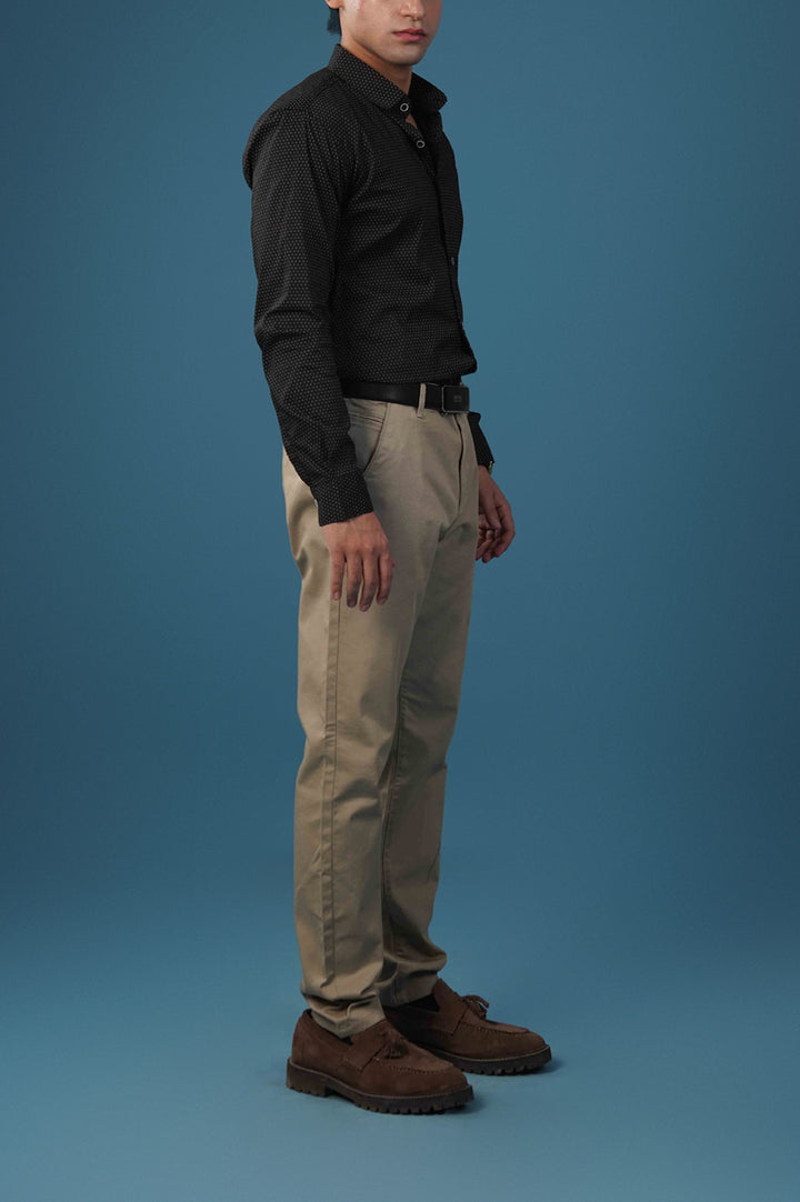 Black Micro Dot Shirt