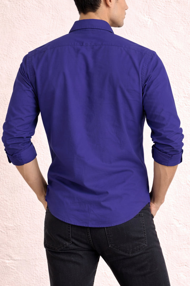 Mens Soft Cotton Casual Shirt 002547-DBL