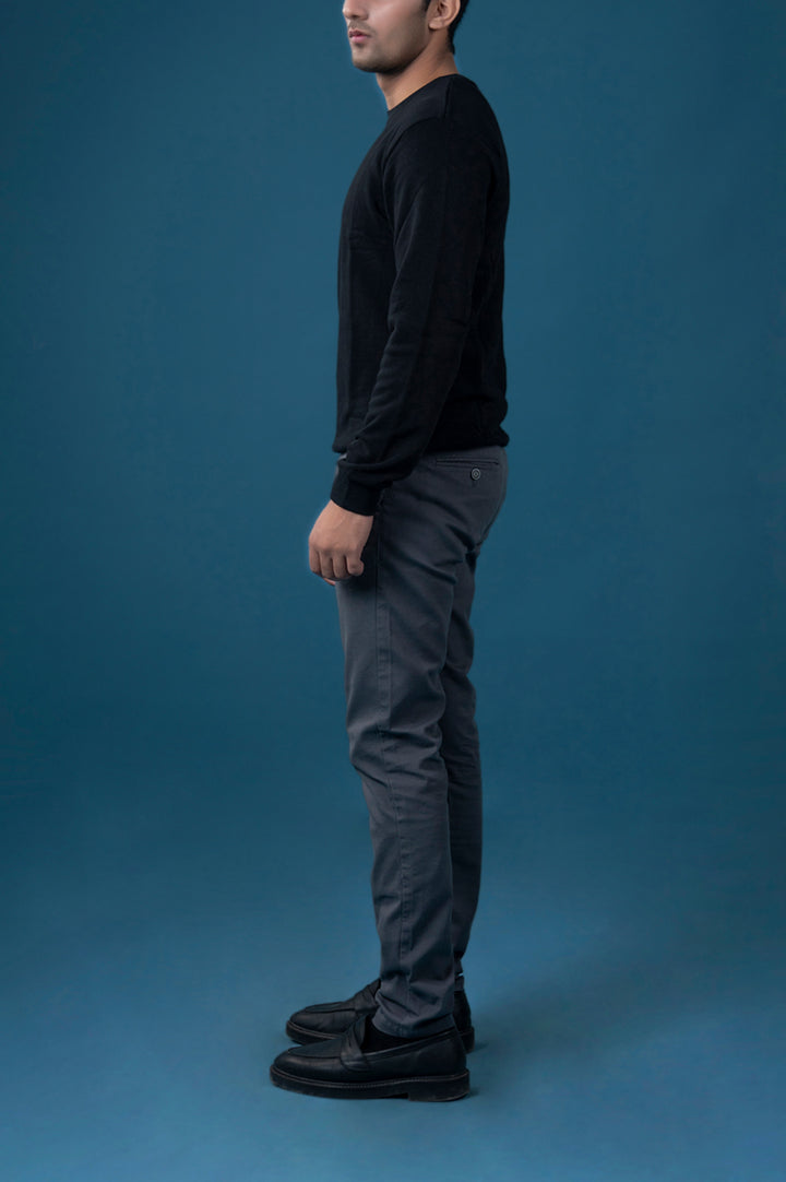 Black Minimal Graphic Sweatshirt