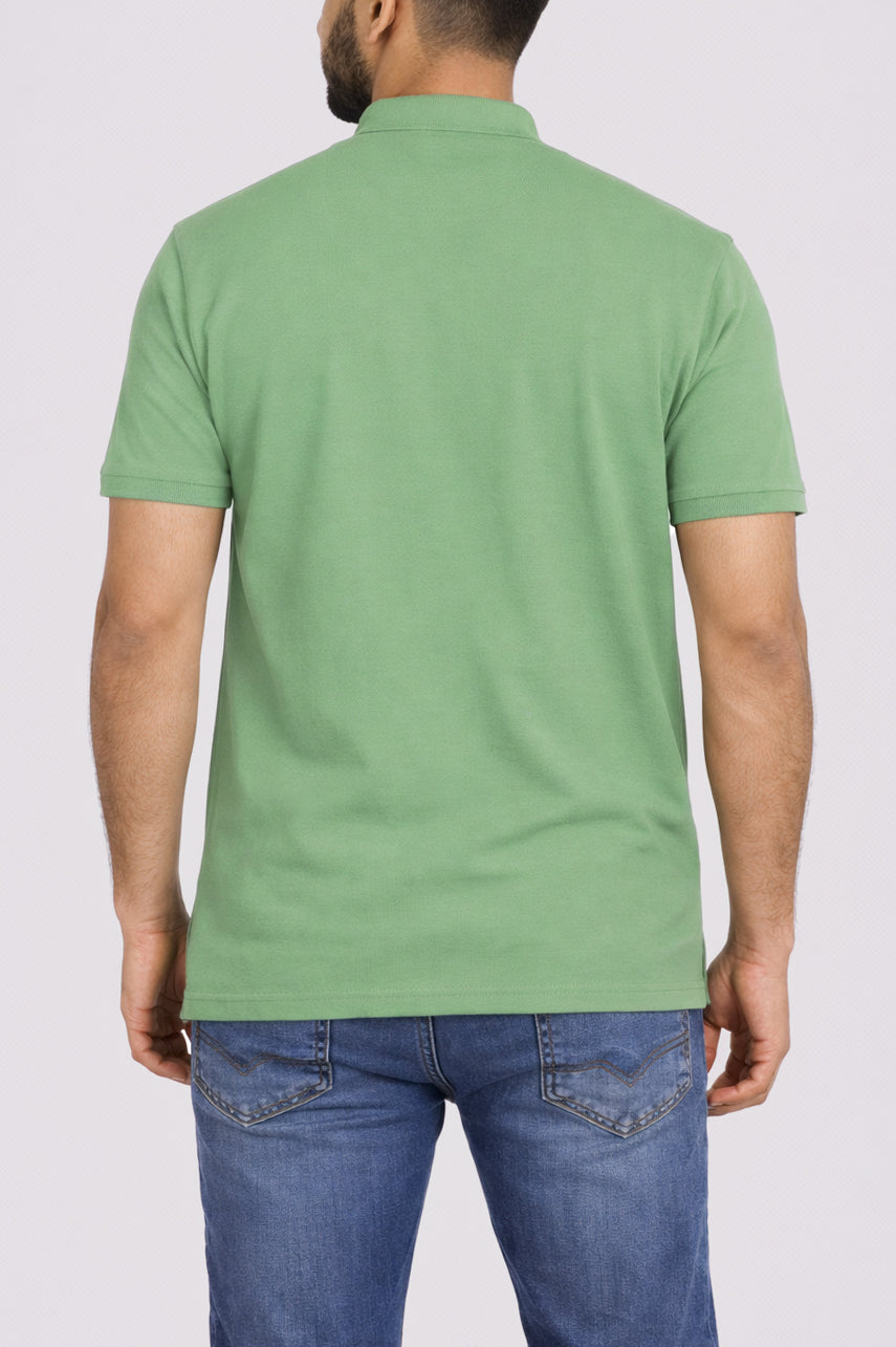 Band Collar ‘WHENEVER’ Polo 002610-GRN