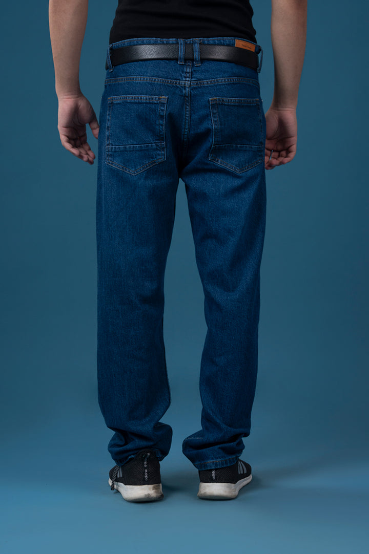 Indigo Blue Straight Fit Jeans