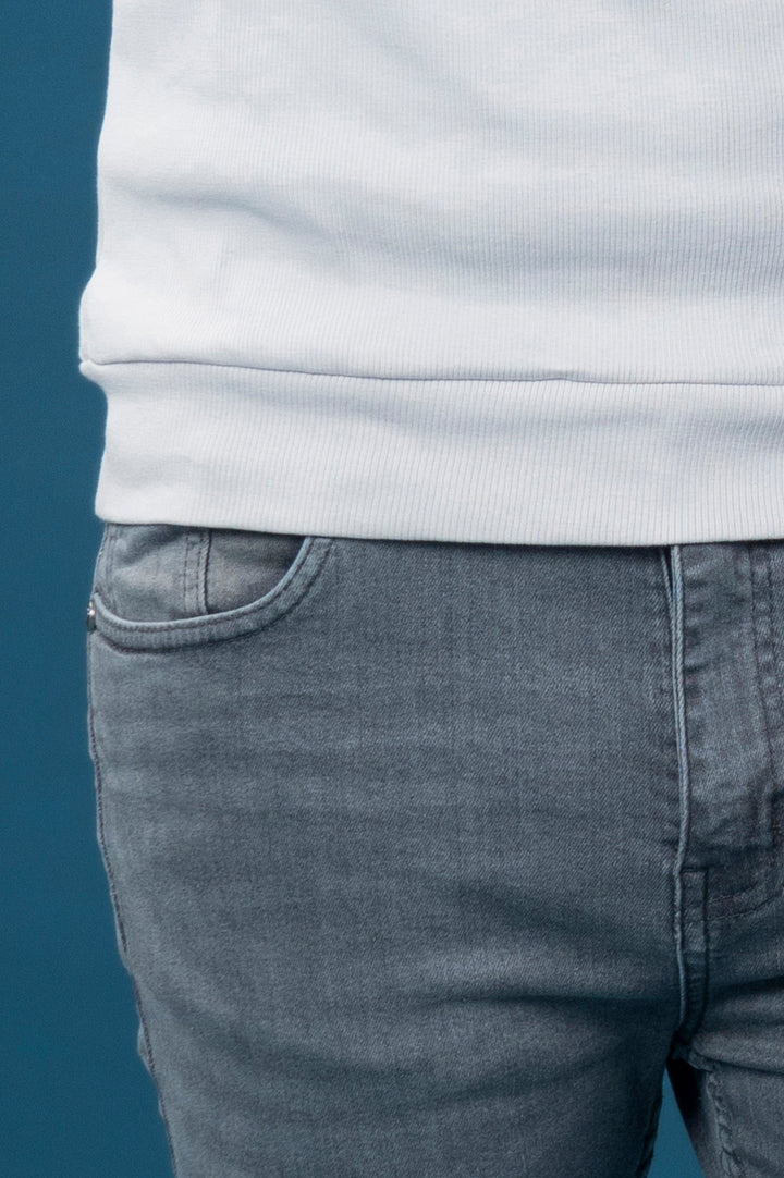 Ash Grey Slim Fit Jeans