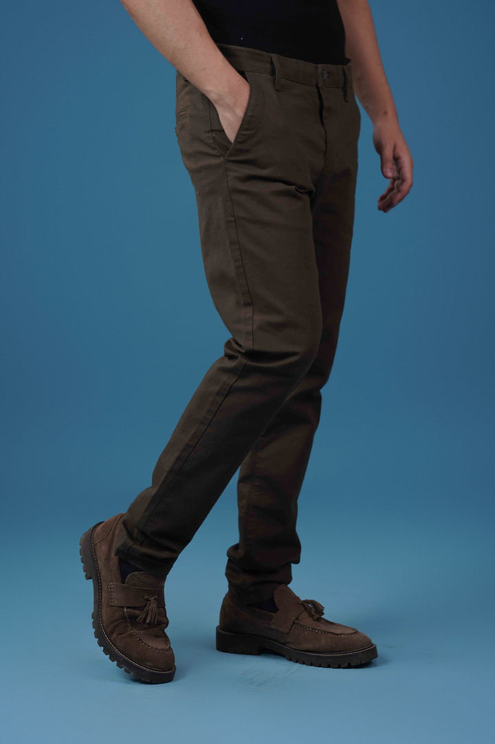 Slim Fit Cotton Twill Chinos