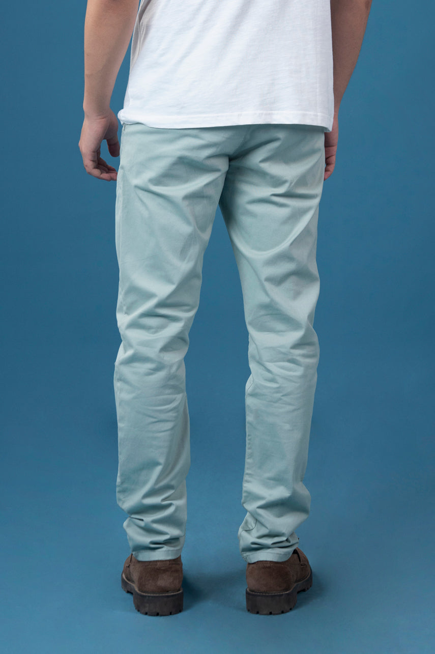 Mint Green Cotton Chinos