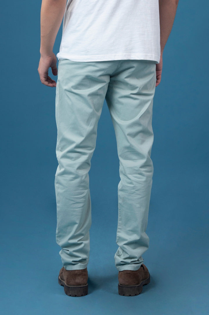 Mint Green Cotton Chinos