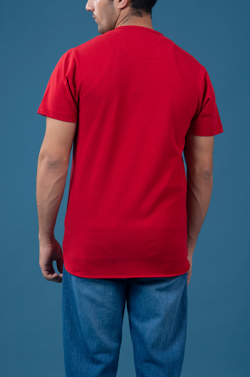 Breathable Pique Concealed Button Down Shirt