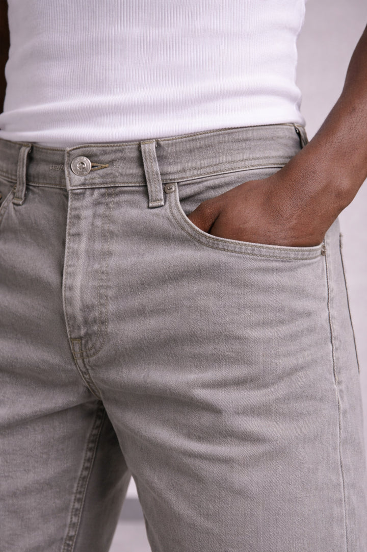 Denim Short 002501-GRY