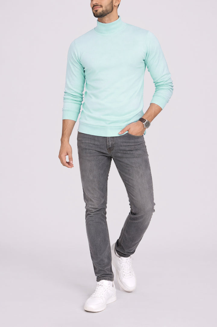 Ribbed Mock Neck 002750-FRZ