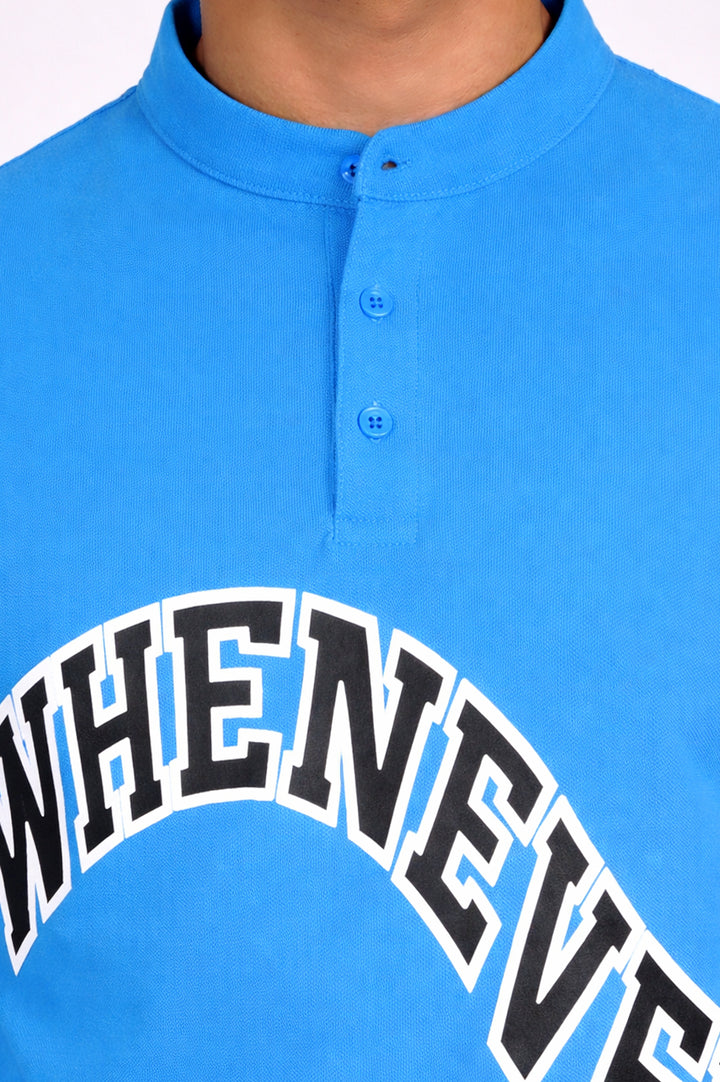 Band Collar ‘WHENEVER’ Polo 002610-BLU