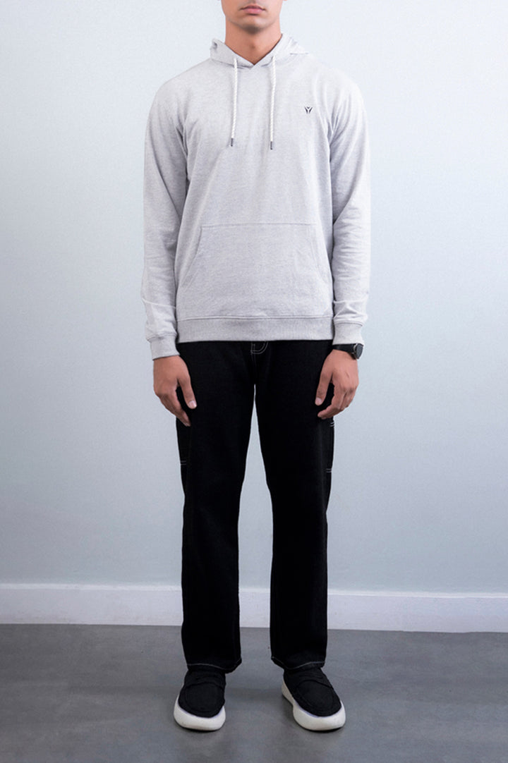 Embroidered Logo Basic Hoodie 002259-HTG