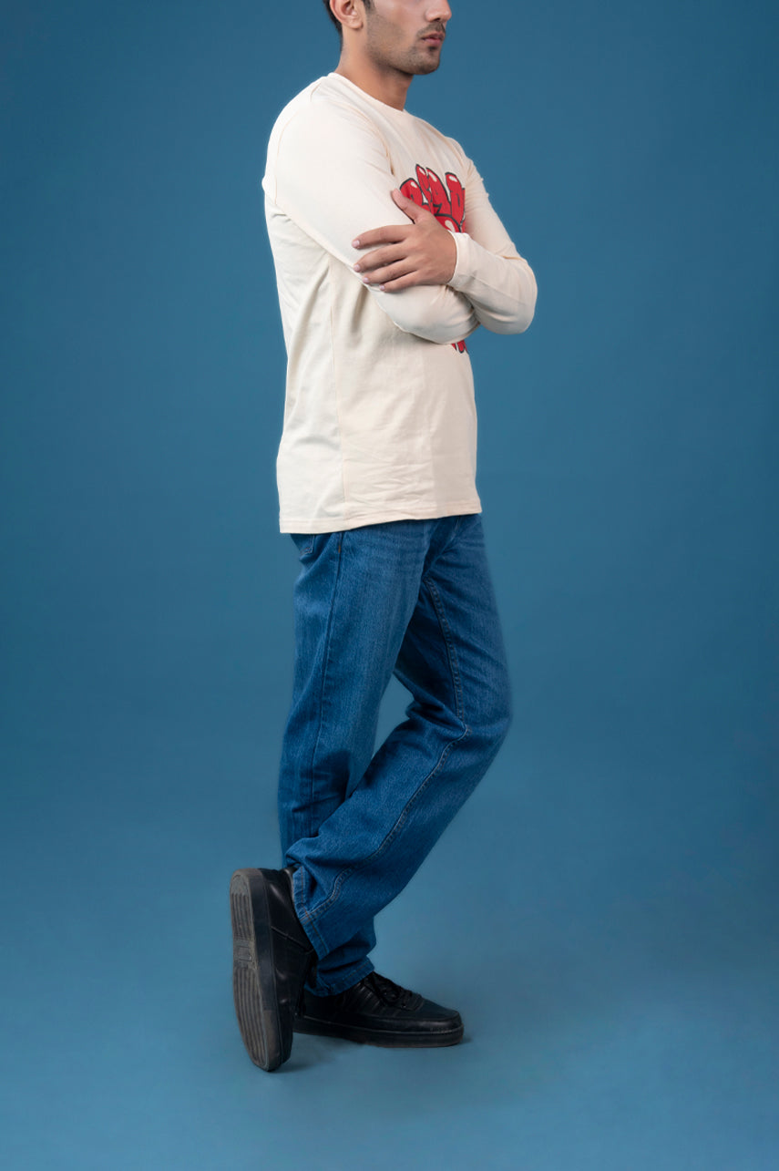 Printed Jersey Full Sleeve T-shirt