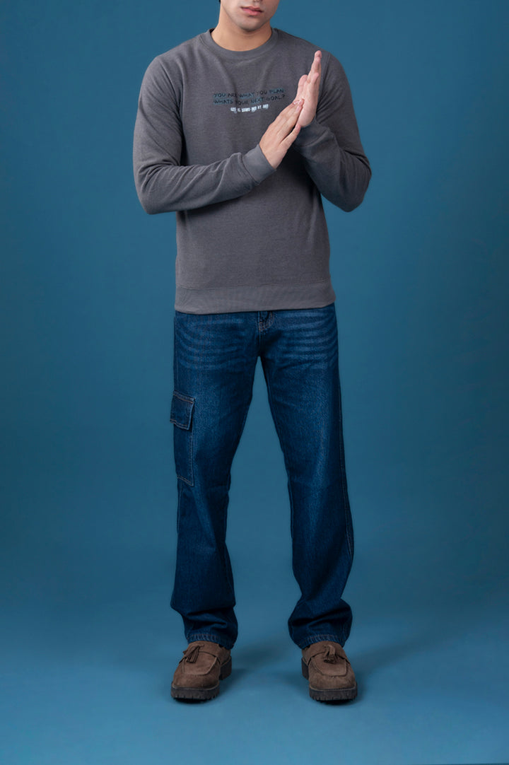 Fleece Printed Sweatshirt