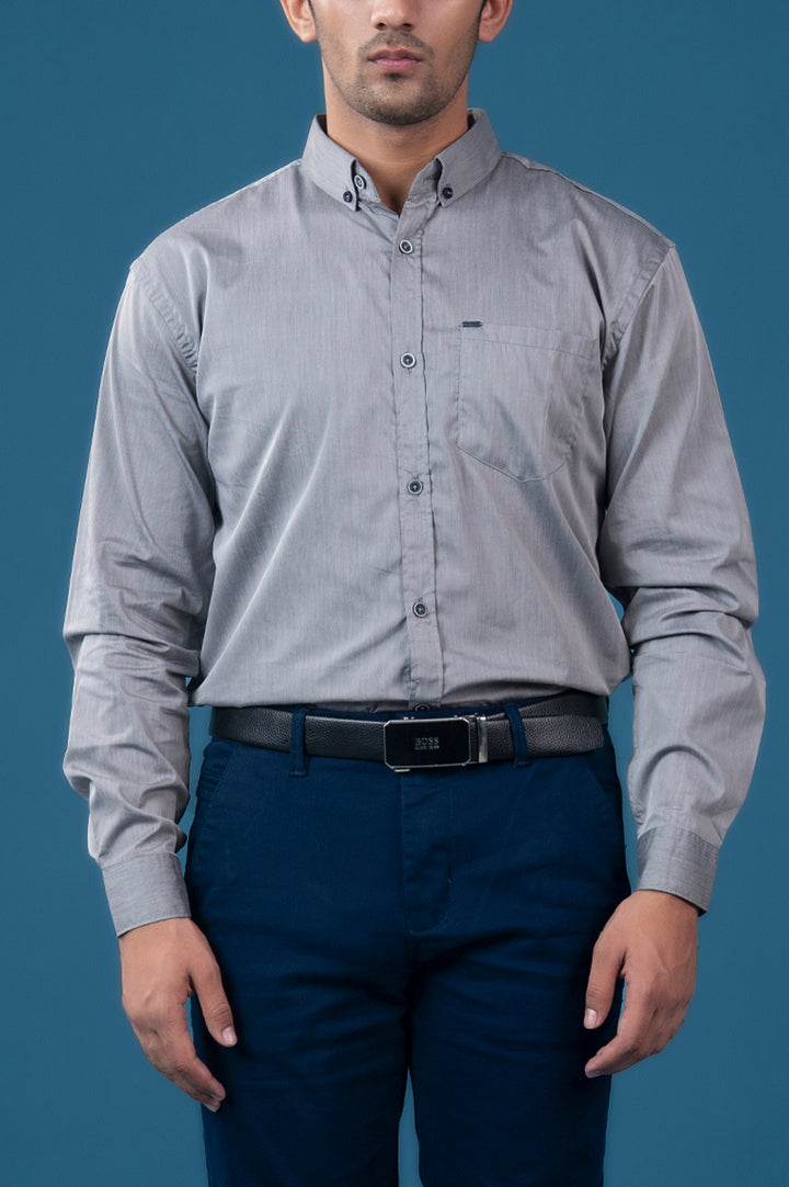 Graphite Button-Down
