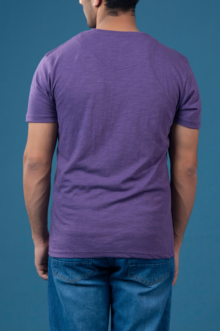 Slub Jersey Printed T-Shirt