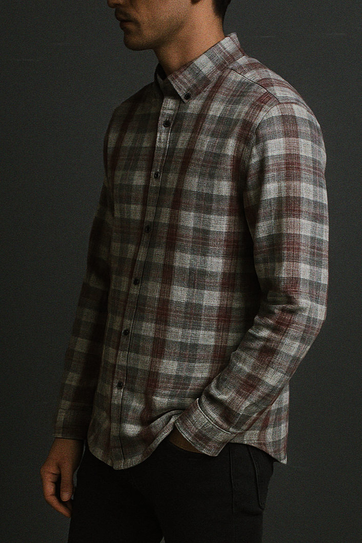 Checkered Button Down Shirt