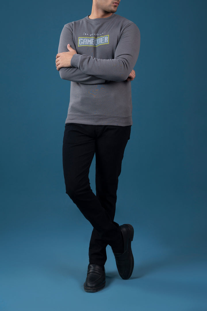 Printed Fleece Sweatshirt