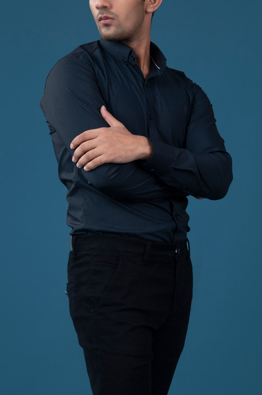 Obsidian Stripe Semi Formal Shirt