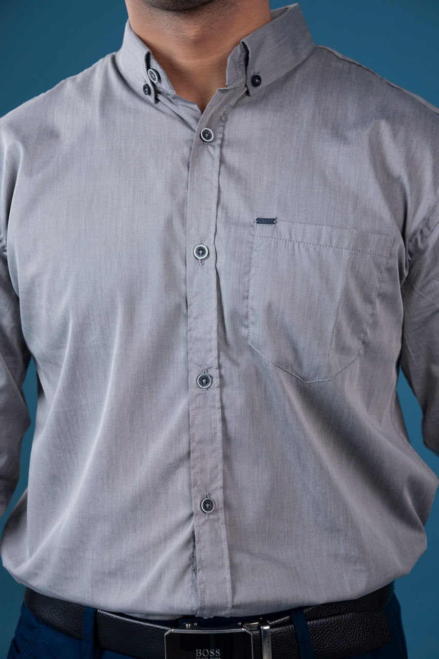 Graphite Button-Down