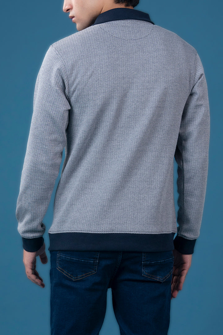 Full Sleeves Herringbone Polo