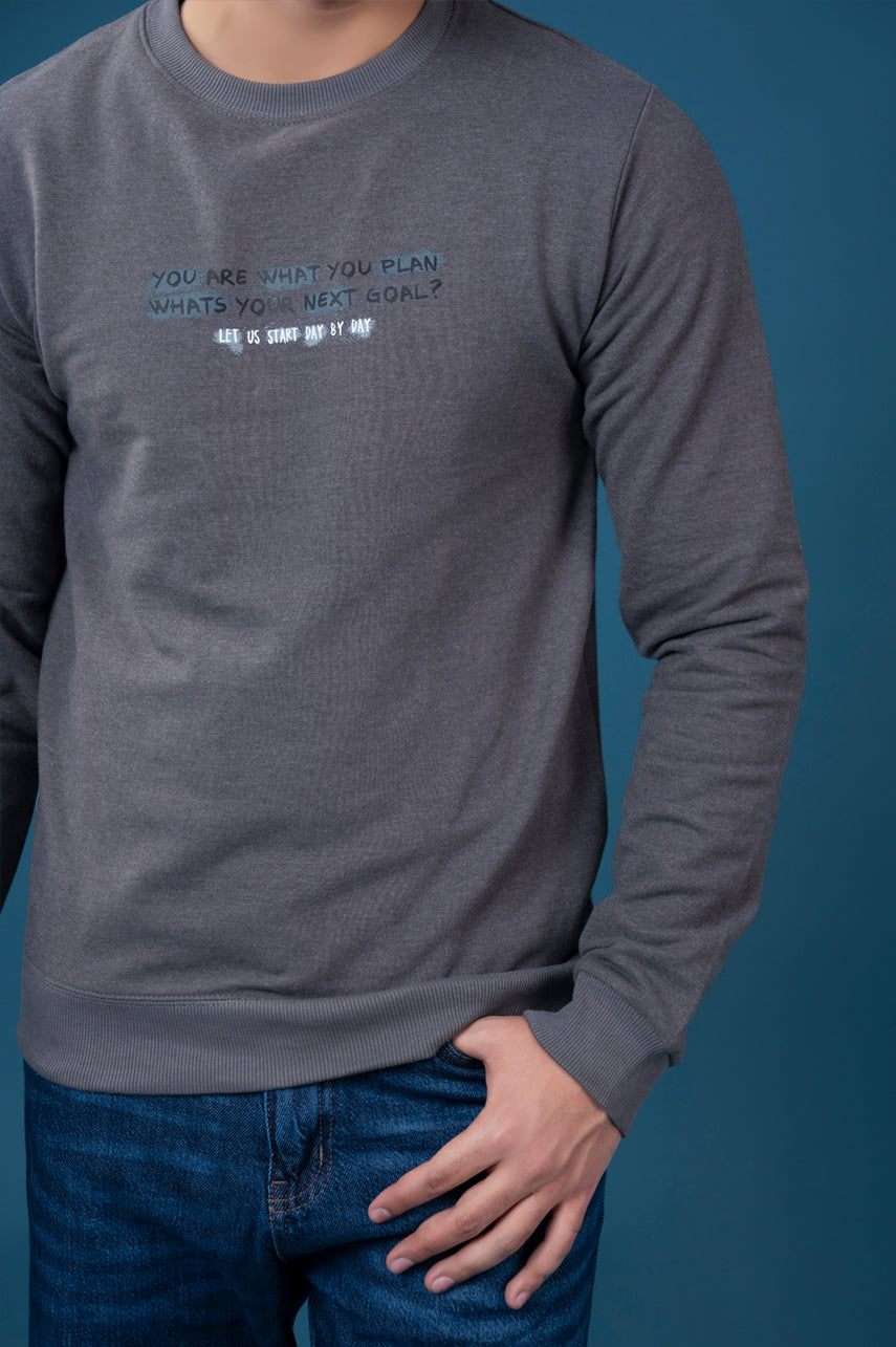 Fleece Printed Sweatshirt