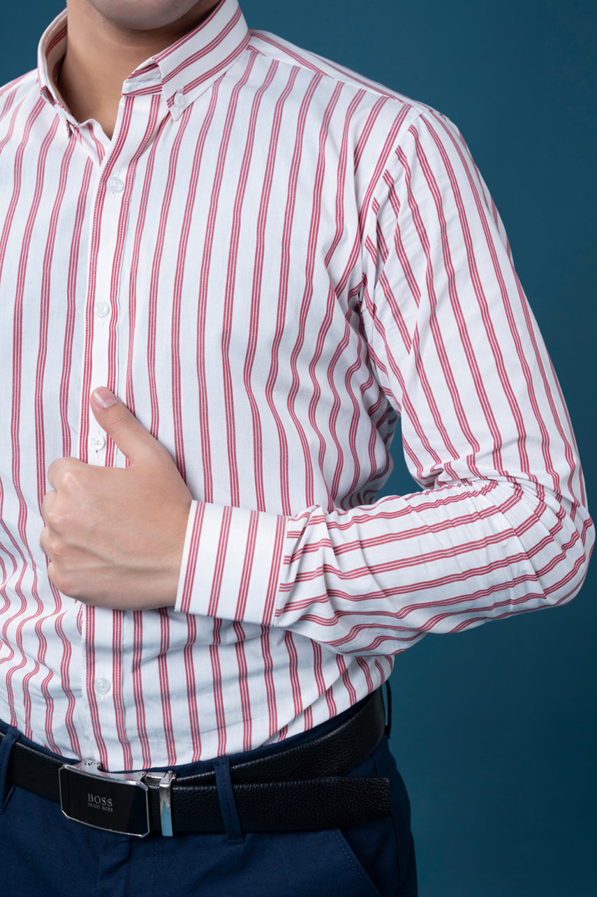 Verve Stripe Semi Formal Shirt