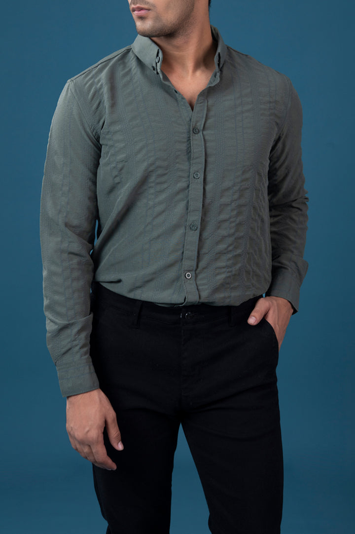 Button Down Seersucker